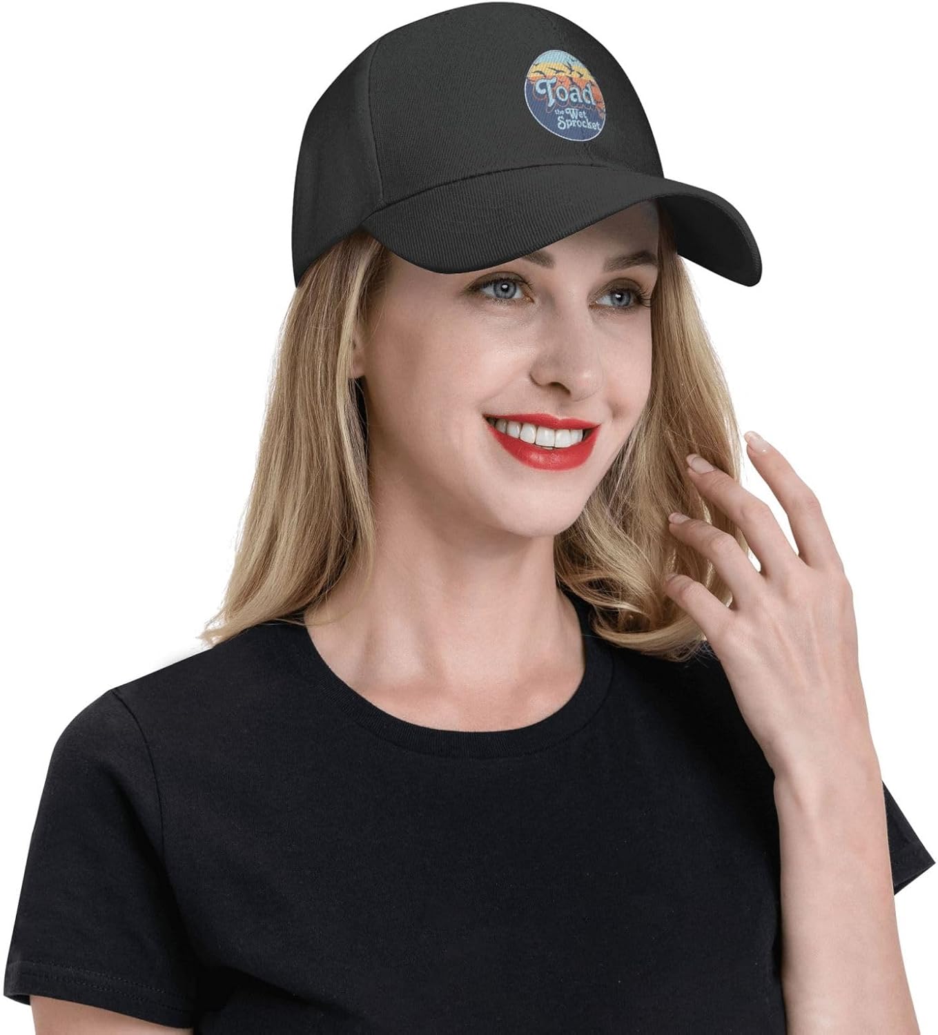 Mans Women's Adjustable Baseball Cap Fashion Outdoors Cycling Dad Hat Black