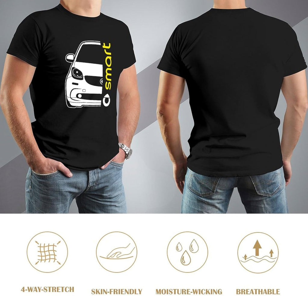 Smart Fortwo 453 Car Auto T-Shirt Men T Shirt Graphic Tee Short Sleeve Tops