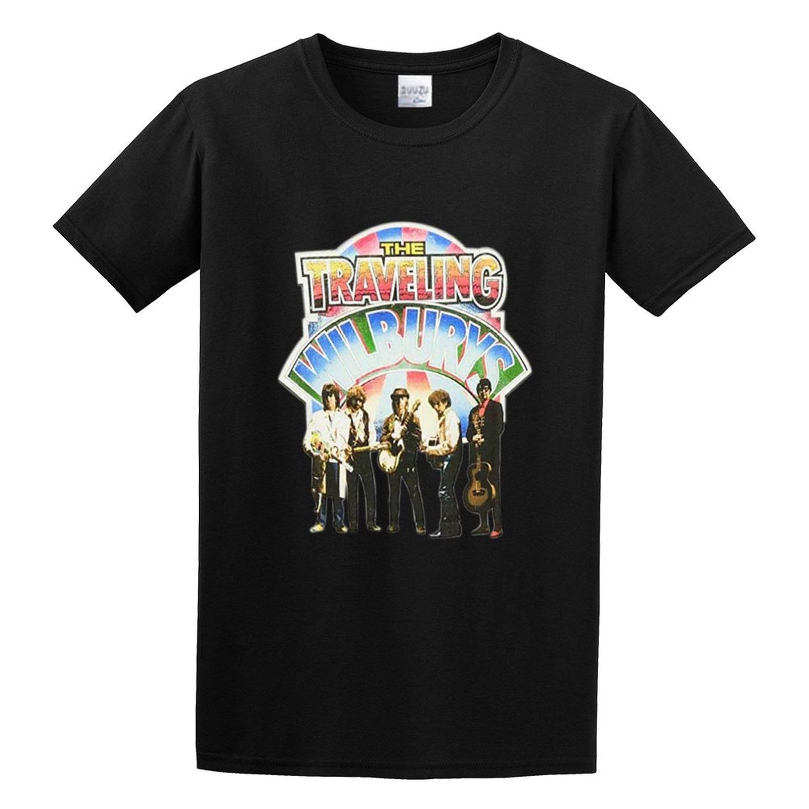 Man's T-Shirt Travelling Wilburys Group Shot S-3XL Black XS