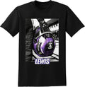Men's Lewis Hamilton Helmet Unisex T-Shirt, Black, L