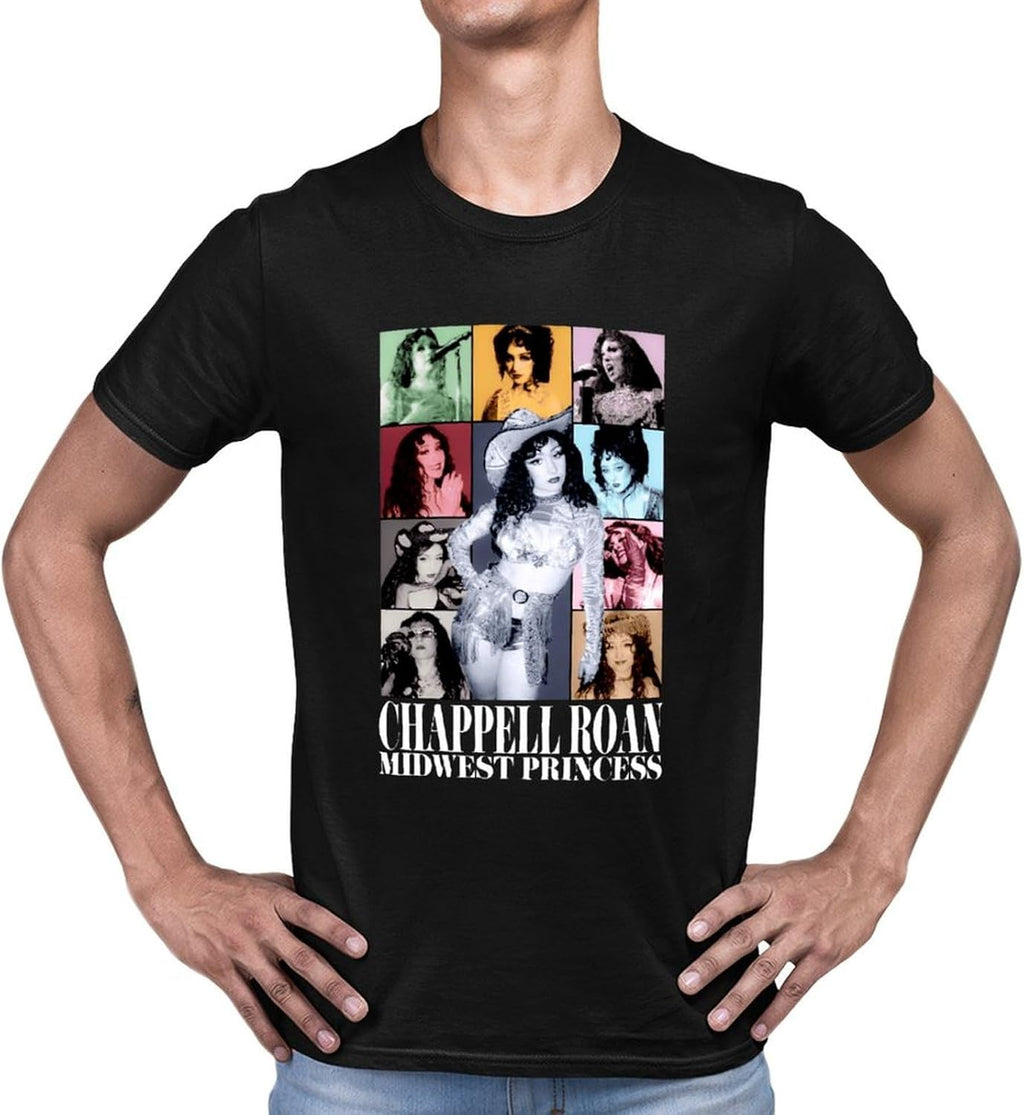 Men's T-Shirt Chappells Music and Roans Graphic Tops Tee for Men Womens