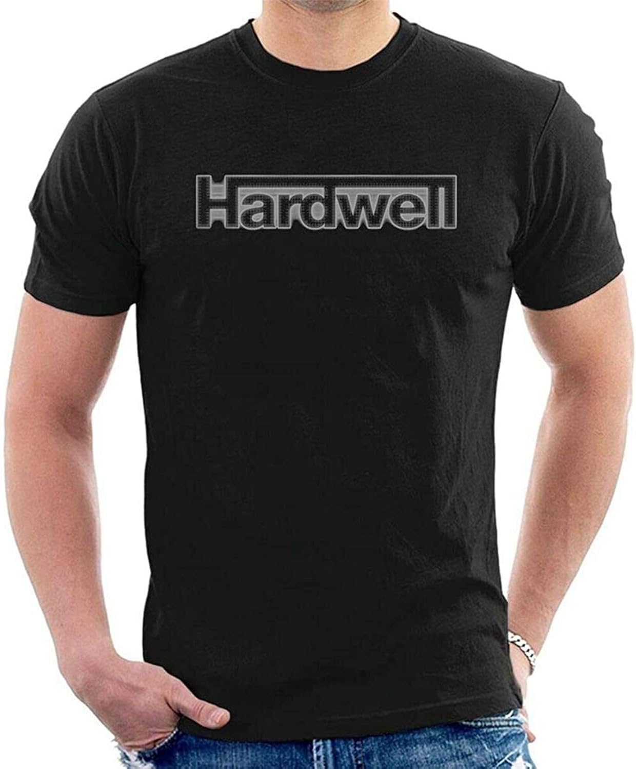 Bye 2 Hardwell T-Shirt Trance Dj Party Festival Men's Tee Black