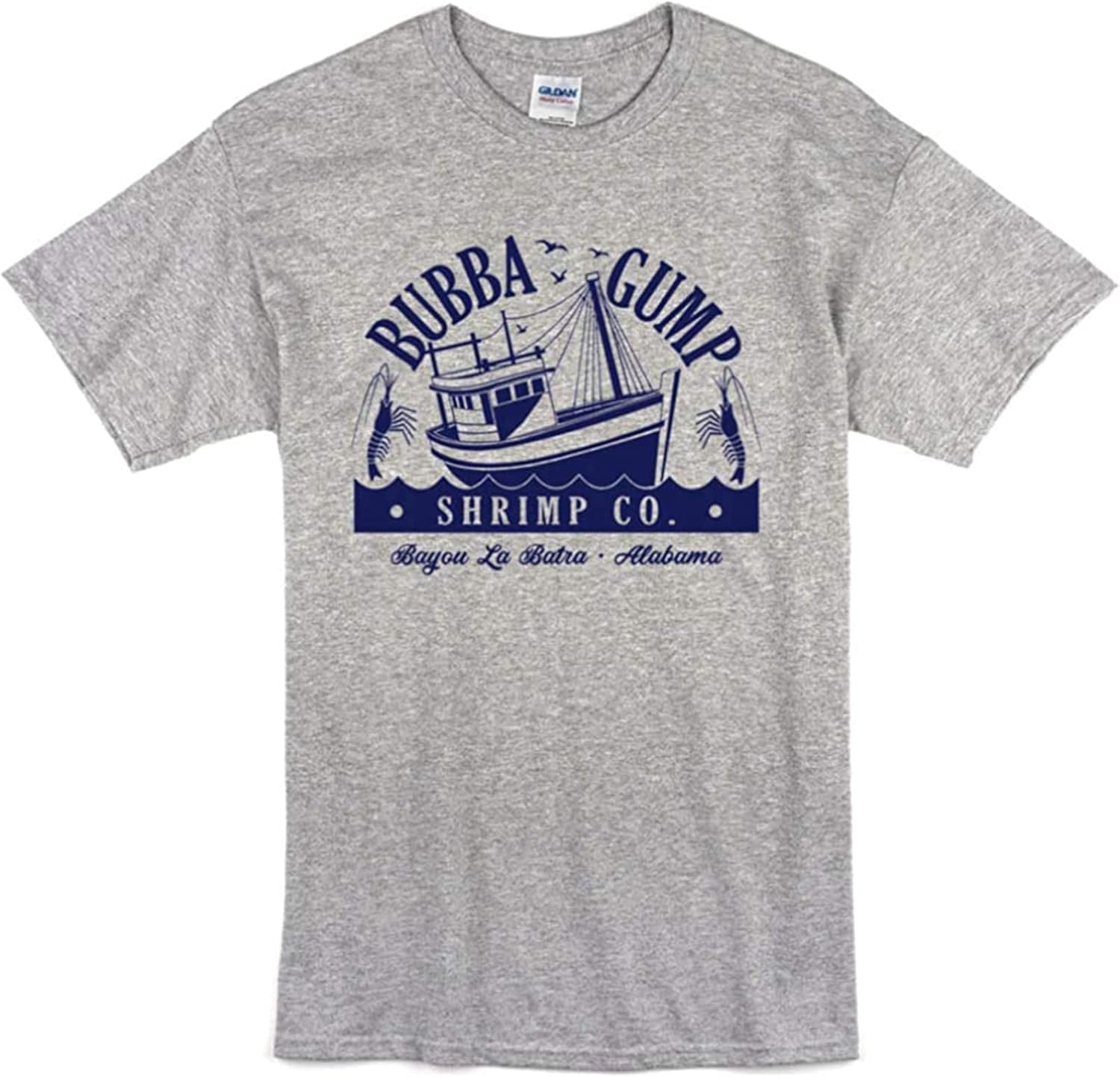Bubba Gump Shrimp Men's Forest Gump T-Shirt Retro 90s