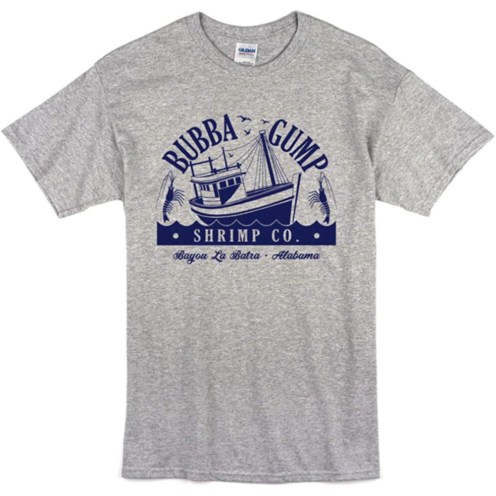 Bubba Gump Shrimp Men's Forest Gump T-Shirt Retro 90s