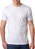 Next Level Following Level for Men tri-Blend Crew Tee (6010), Men, 6010, Vintage White, X-Large
