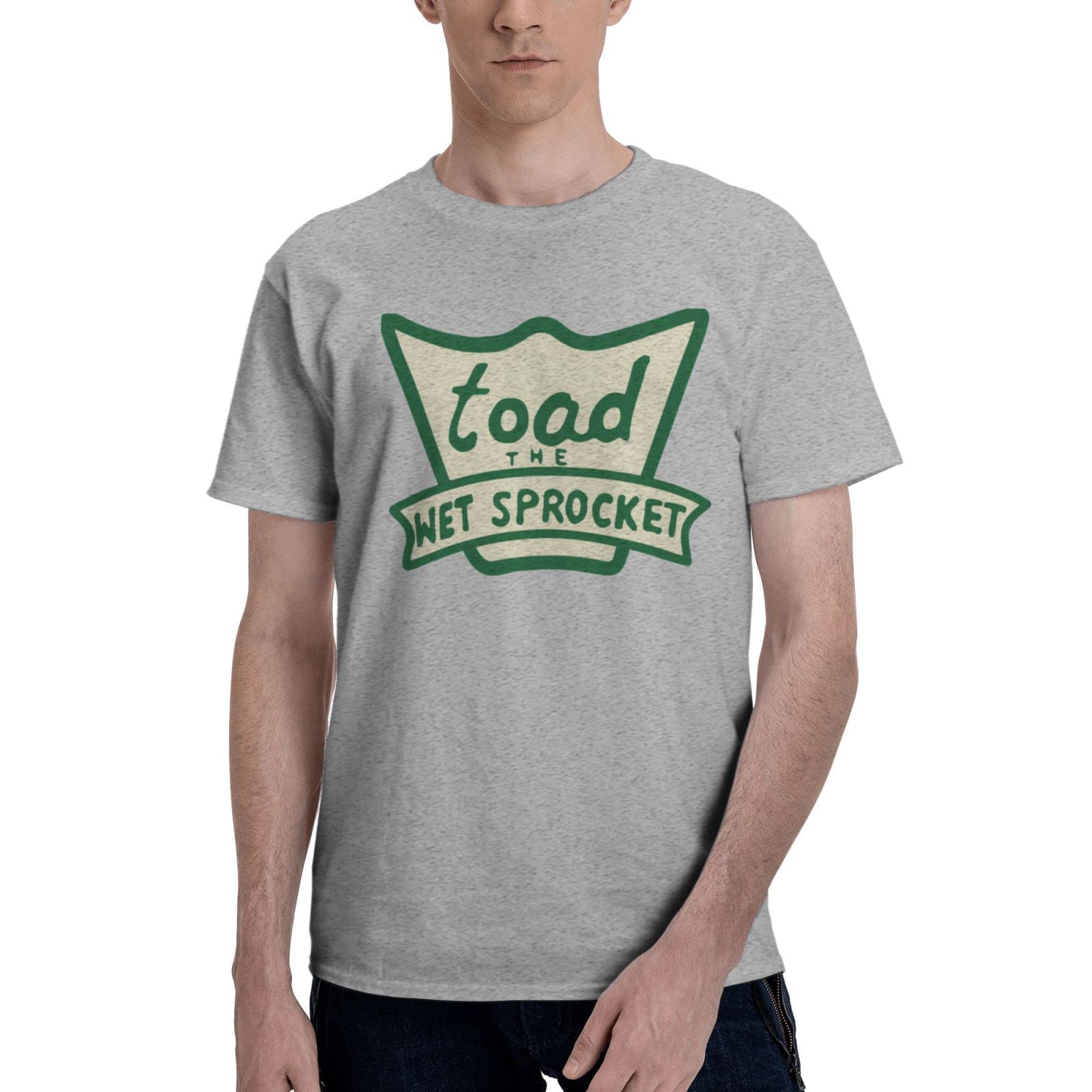 Men Tee Cool Short Sleeve Sports Running Crewneck Black Sweatshirt