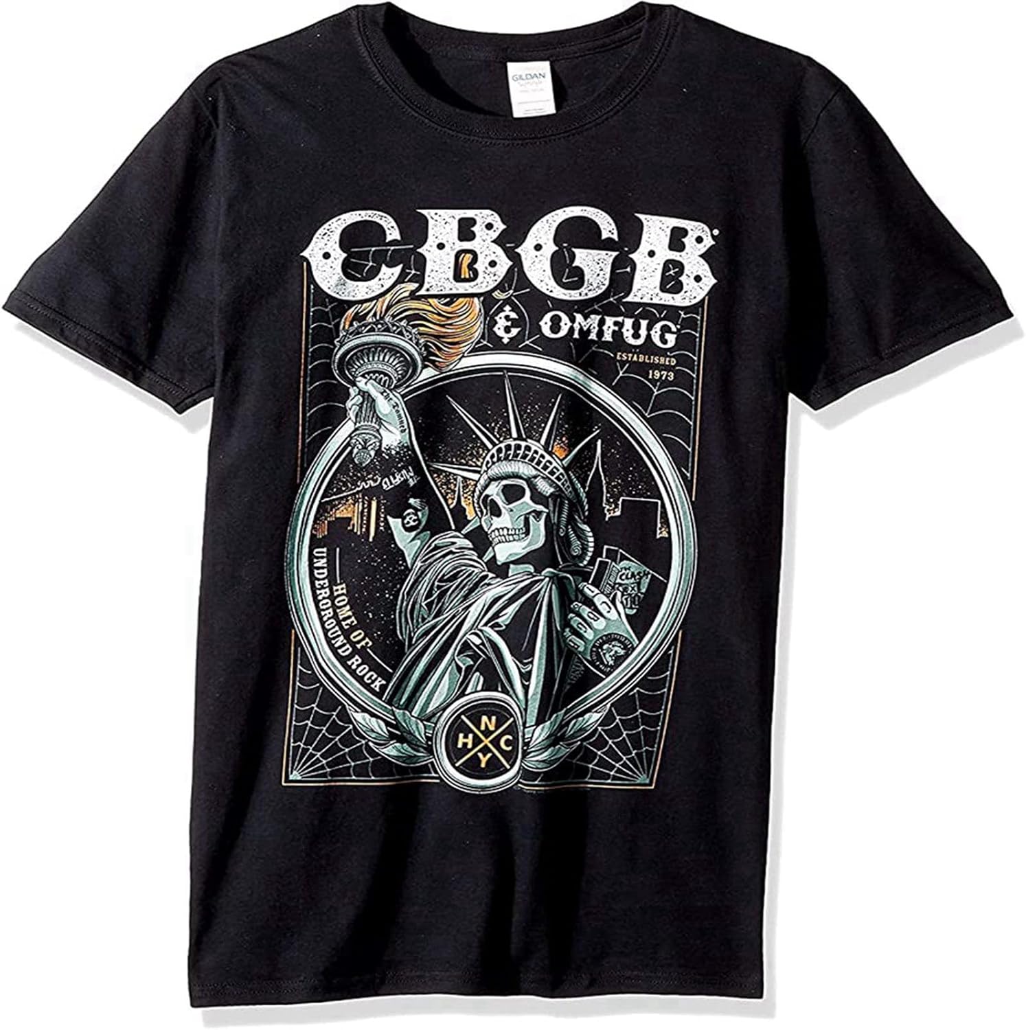 CBGB Established 73 Adult Short Sleeve T-Shirt for Men