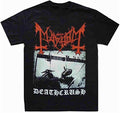 Mayhem Deathcrush Graphic Printed Top Tee for Men Black, Black, S