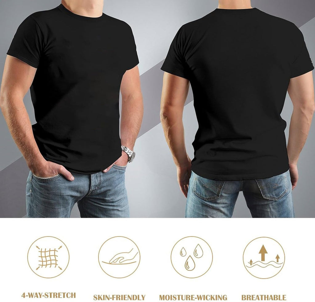 Africa Twin Motorcycle T Shirt Graphic Top Tee T-Shirt Short-Sleeve Men T-Shirt - S Black