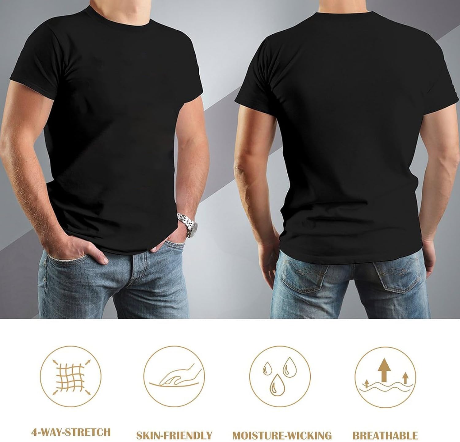 Africa Twin Motorcycle T Shirt Graphic Top Tee T-Shirt Short-Sleeve Men T-Shirt - S Black