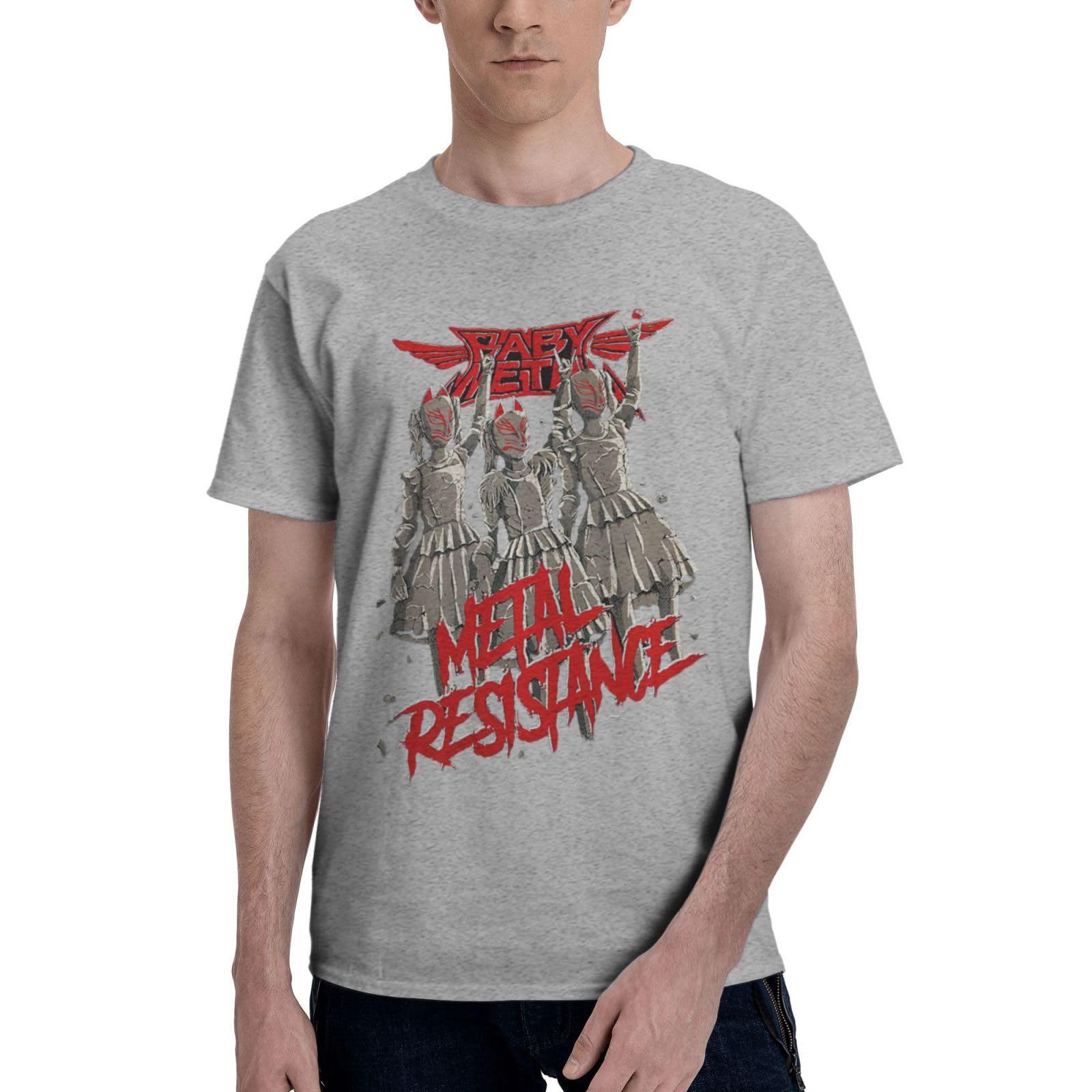 Man T Shirt Comfy Short Sleeve Outdoor Fishing Crewneck Black T Shirts