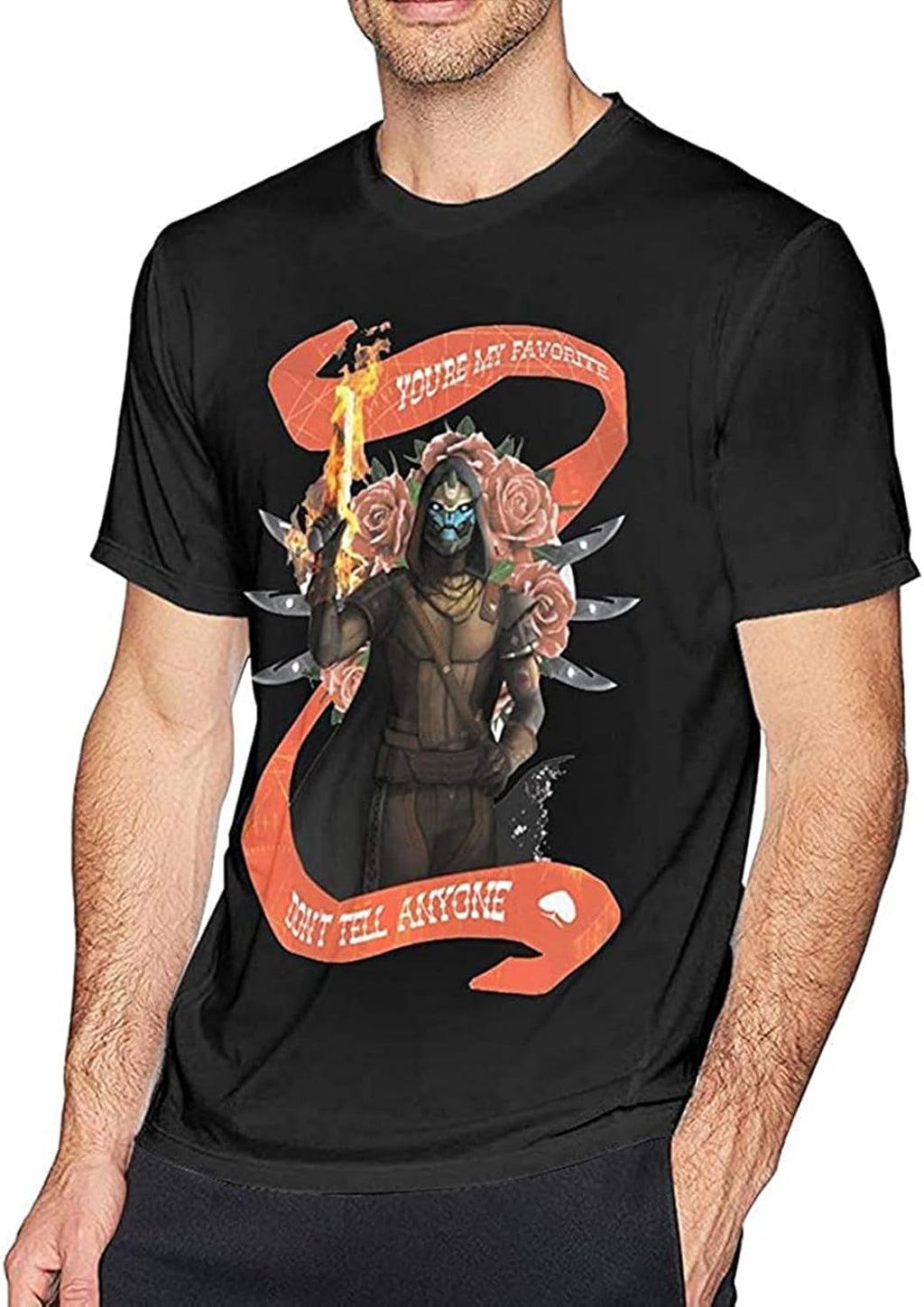 Destiny 2 Forsaken Cayde Men's Cotton T-Shirts XXL
