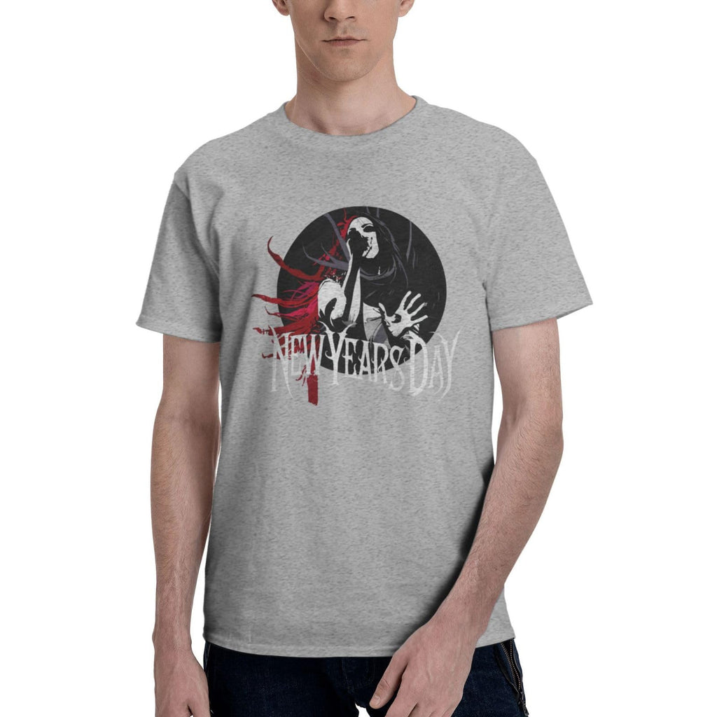 Band Men T Shirts Funny Short Sleeve Outdoor Fishing Crewneck Black Blouses