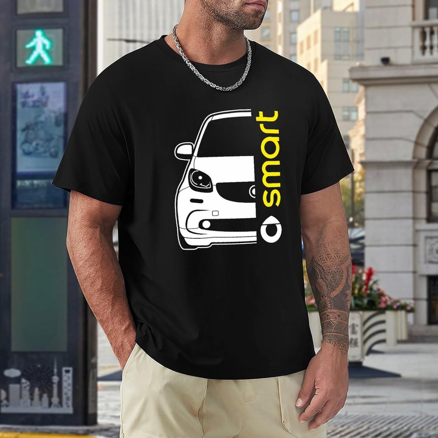 Smart Fortwo 453 Car Auto T-Shirt Men T Shirt Graphic Tee Short Sleeve Tops