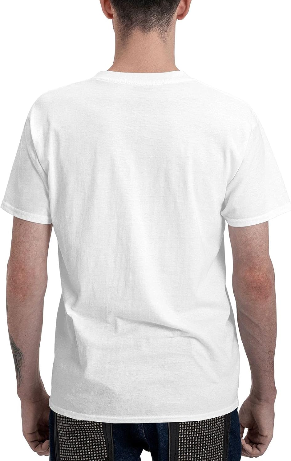 Tiger Rock Army Band Mans Crewneck Tee Funny Short Sleeve Sports Cycling Blouses White Large