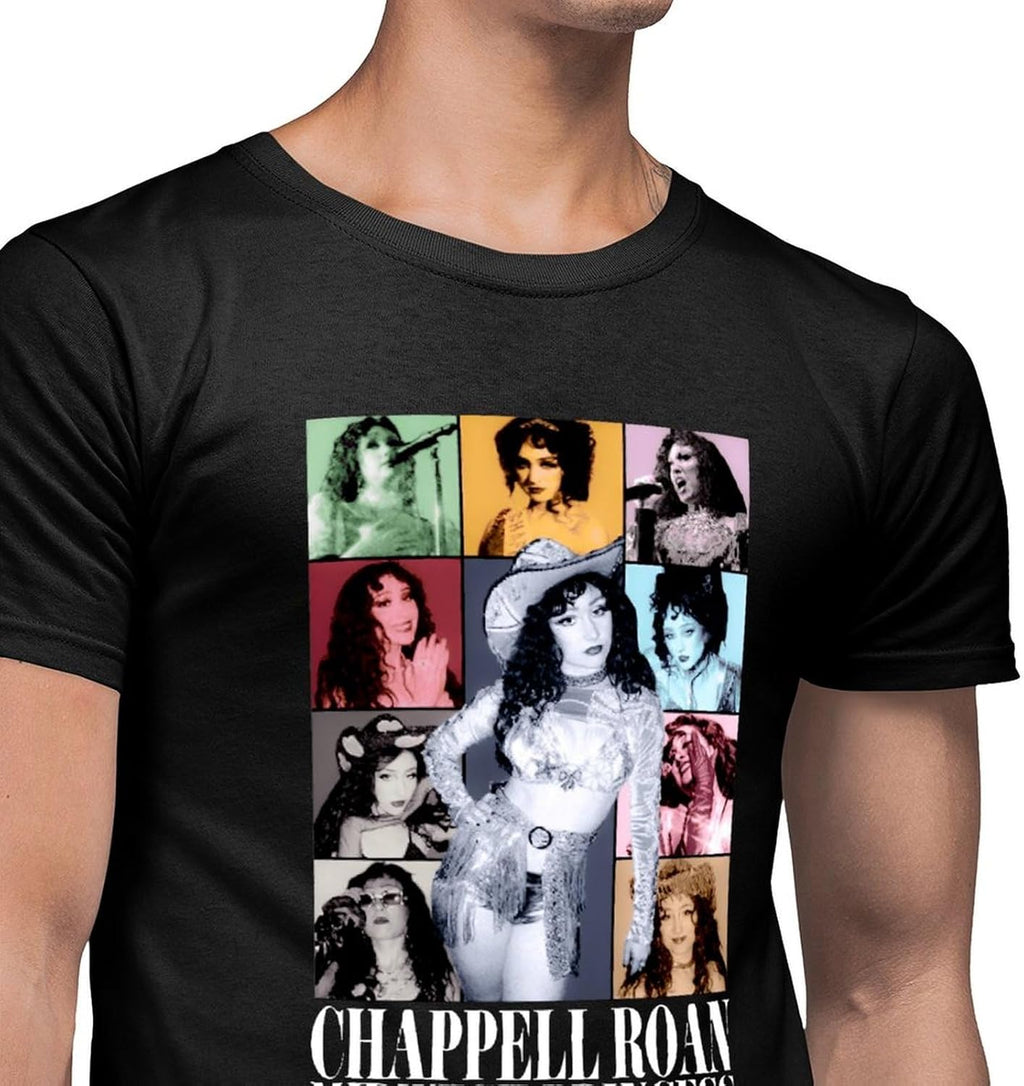 Men's T-Shirt Chappells Music and Roans Graphic Tops Tee for Men Womens