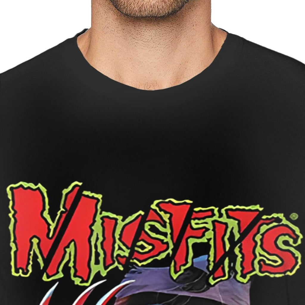 Men's T-Shirt Misfitss Short Sleeve Graphic Tops Tee for Men Womens