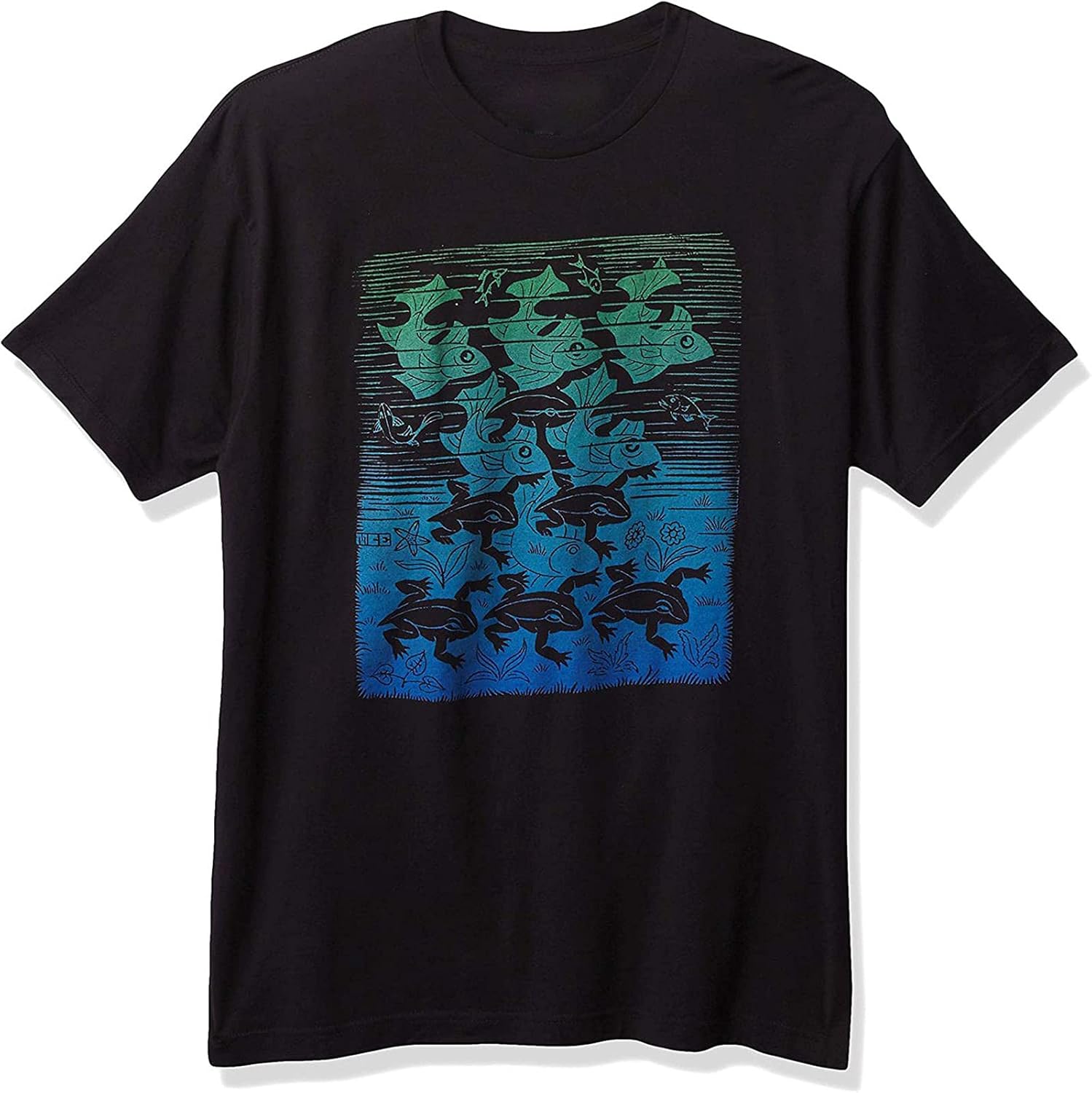 M.C. Escher Men's T-Shirt Black S