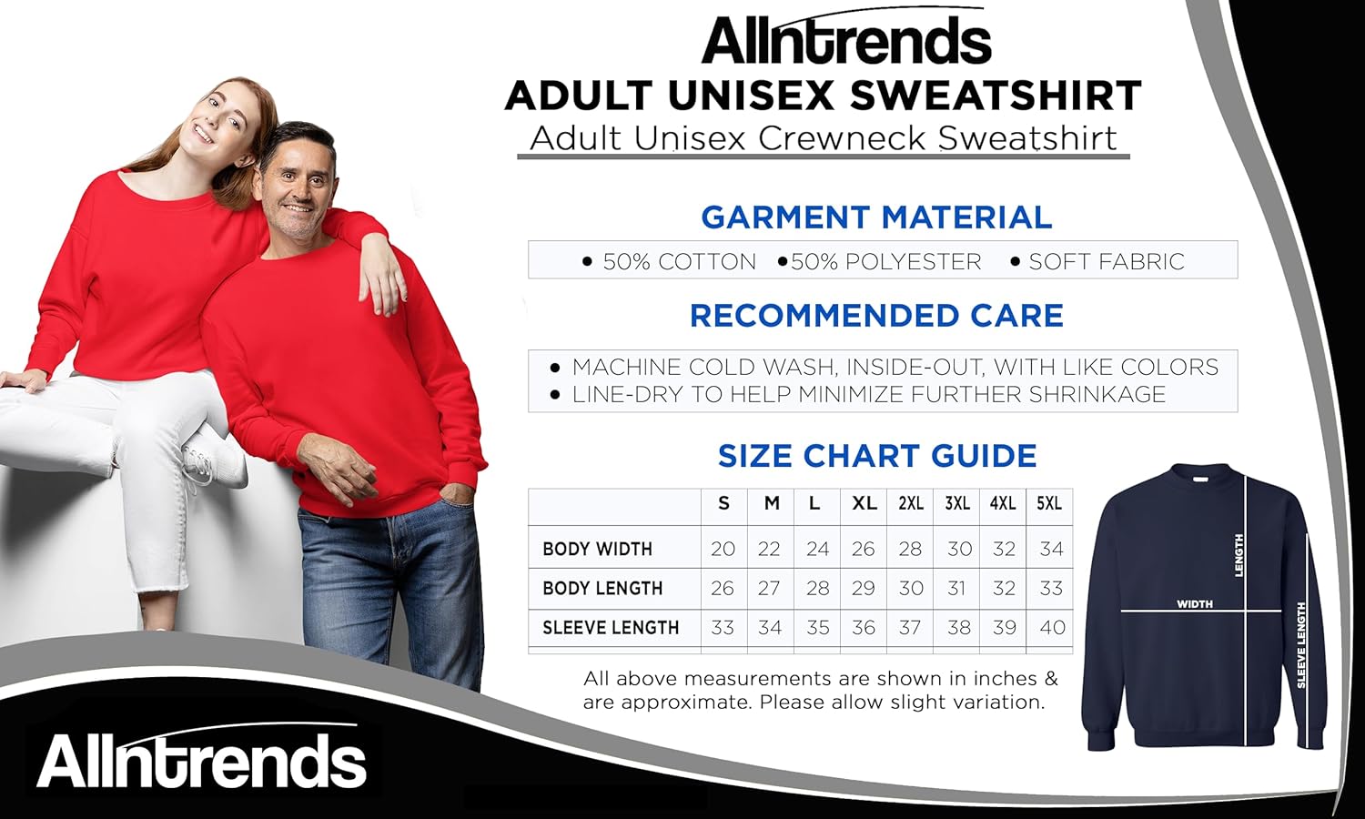 Allntrends - T-Shirt - Homme Vert Green - Vert - 3XL